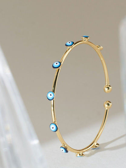 SALTY Women Gold-Plated Bangle-Style Bracelet