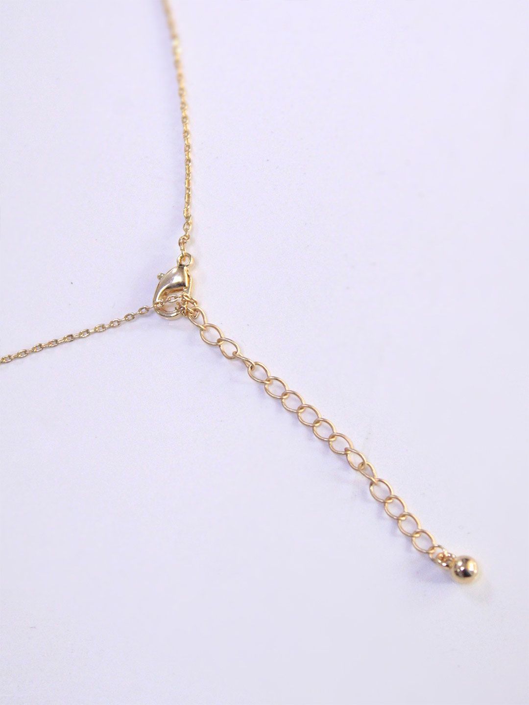 SALTY Stainless Steel Stone-Studded Layered Necklace