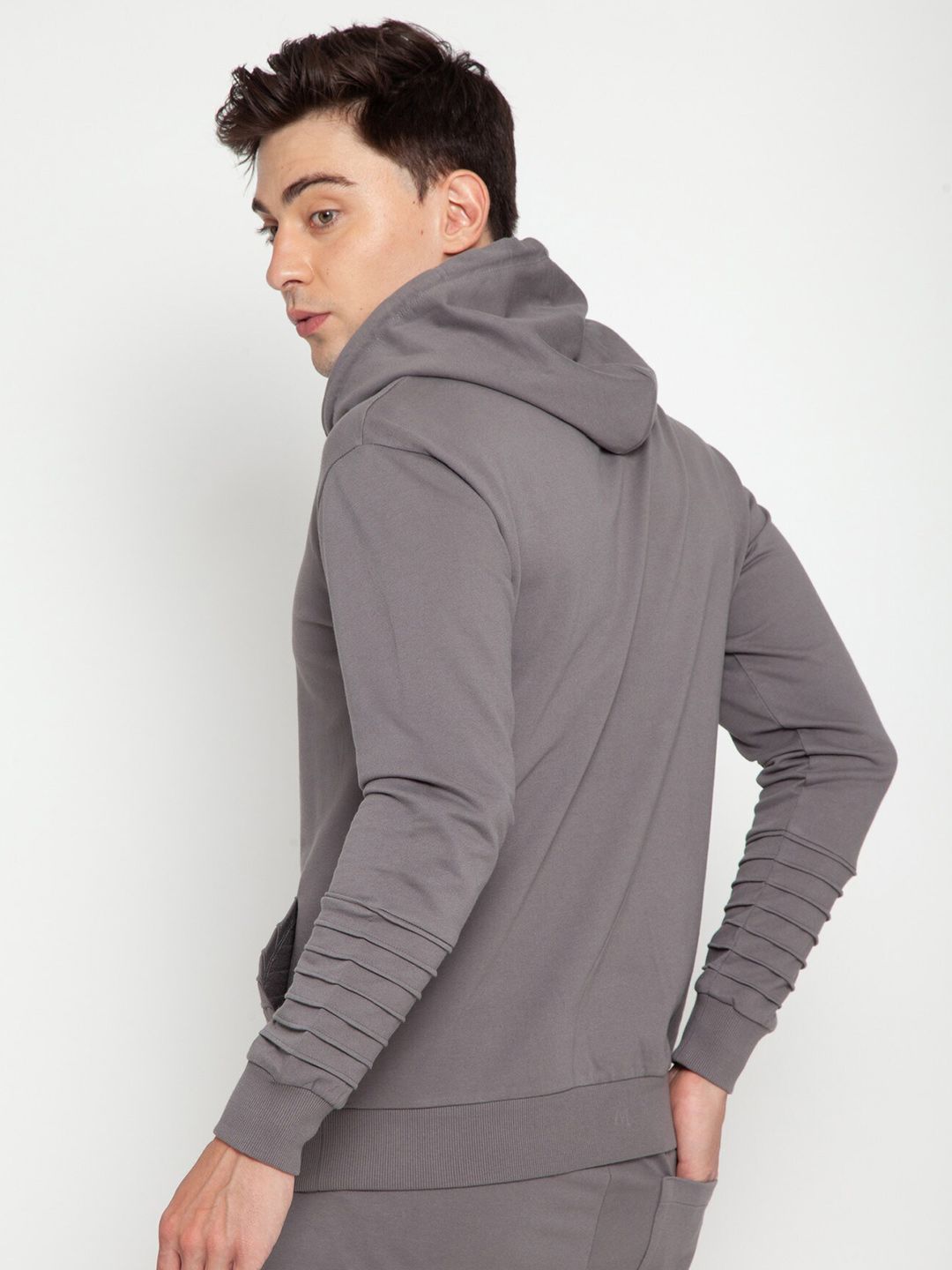 Charcoal Pinstripe Hoodie
