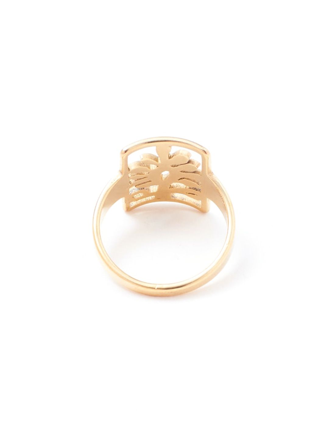 SALTY Women Antique Square Symphony Finger Ring