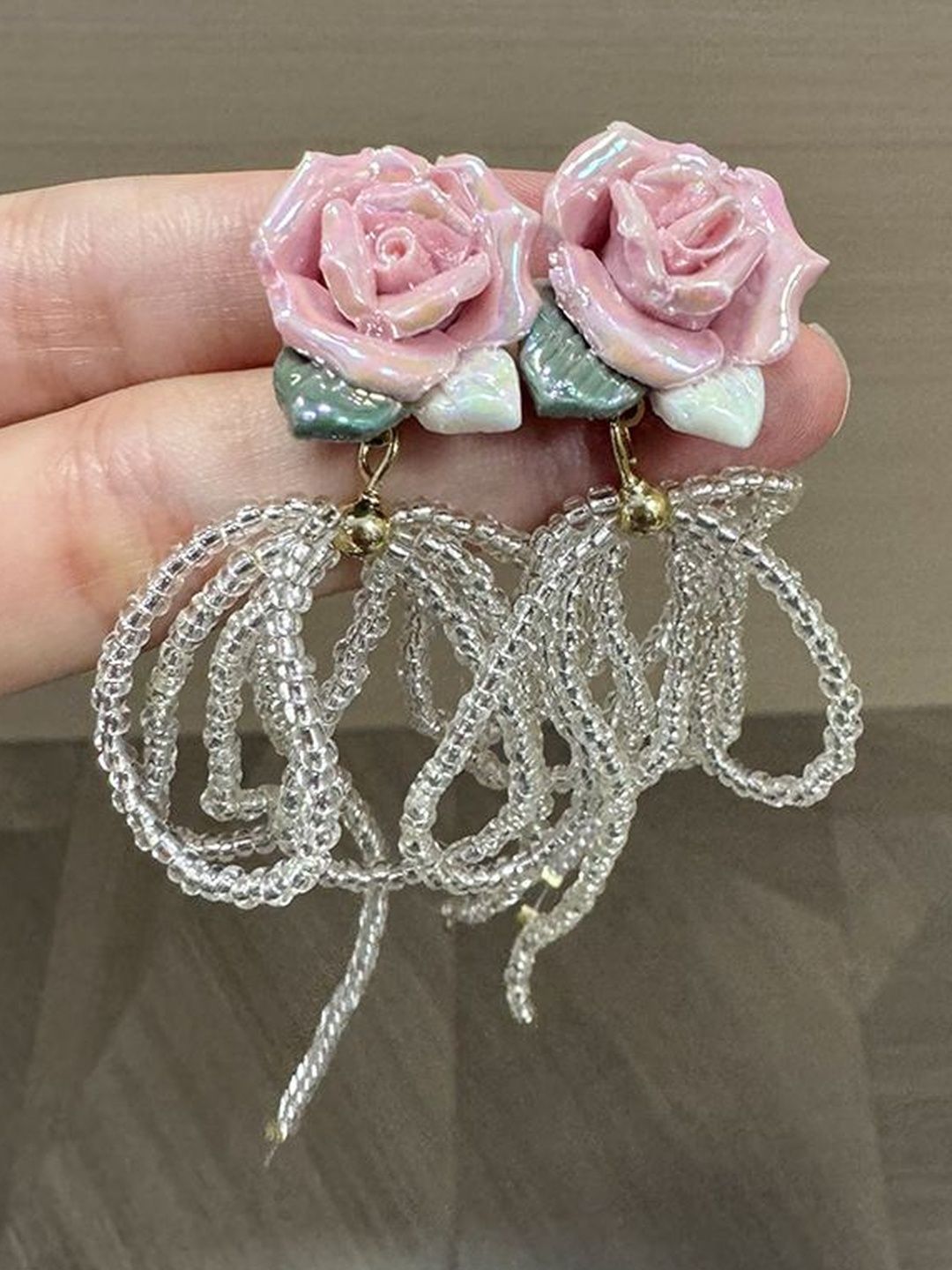 Floral Drop Earrings