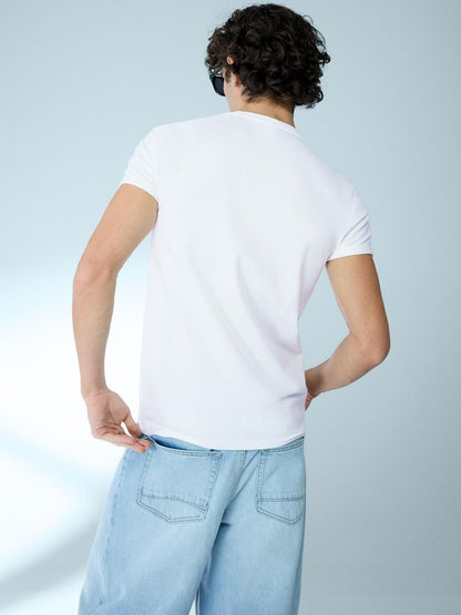 Short sleeve roll up T-shirt