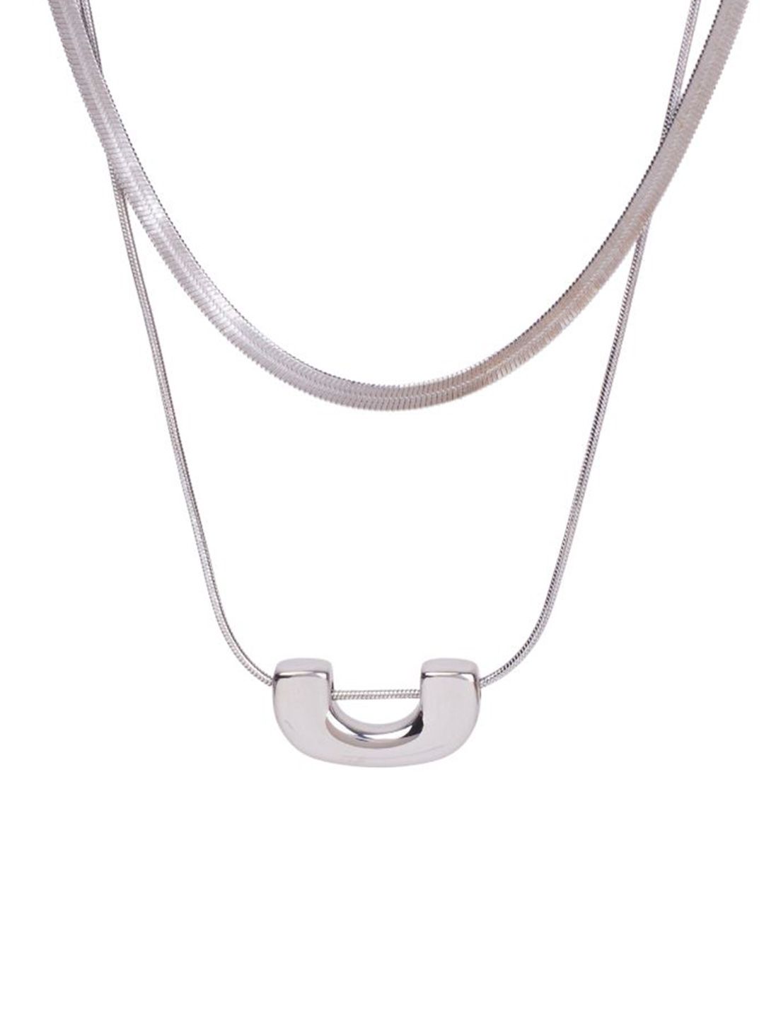SALTY Stainless Steel Arcadian Charm Layered Necklace