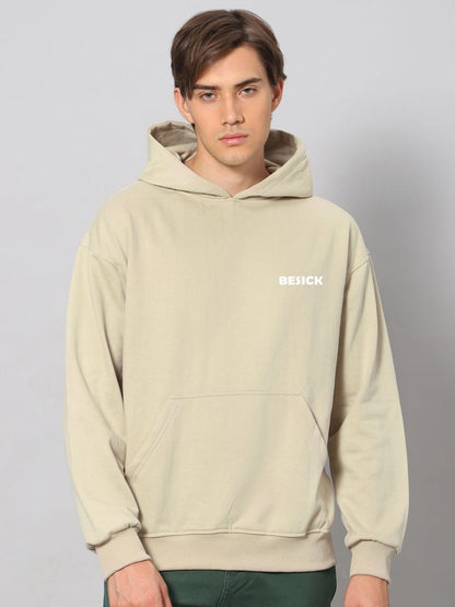 Men Printed Hooded Pullover Pullover Sweatshirt