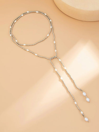 Silver-Plated Antique Necklace