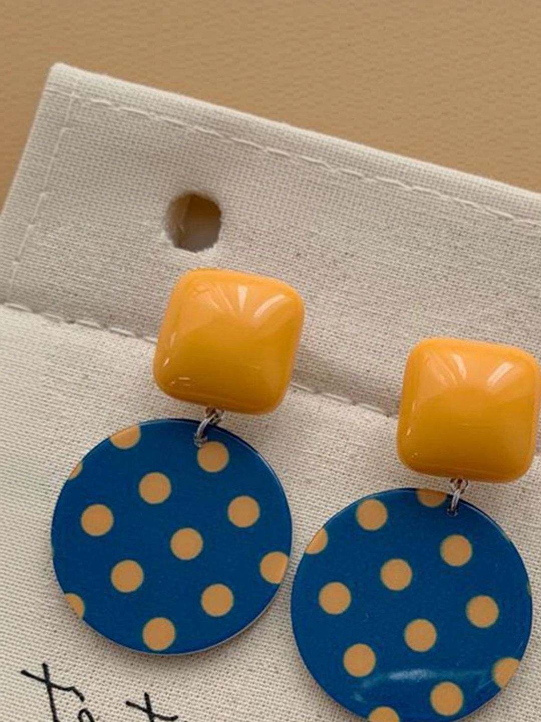 Circular Drop Earrings