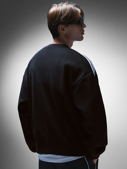 Needlecord print sweatshirt