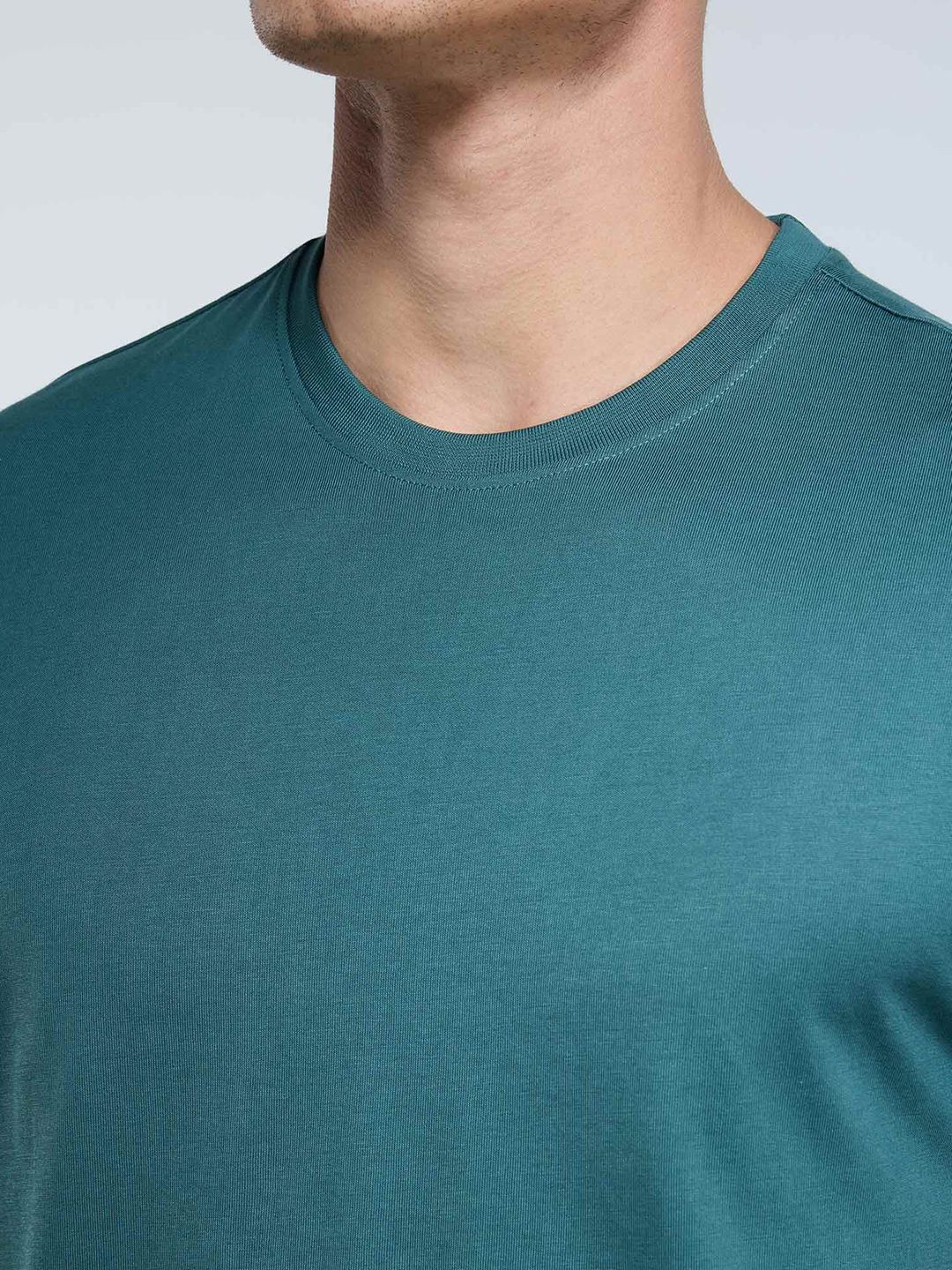 Men Pine Supima Crew Neck Relaxed Fit T-Shirt