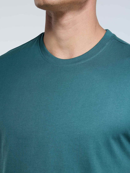 Men Pine Supima Crew Neck Relaxed Fit T-Shirt