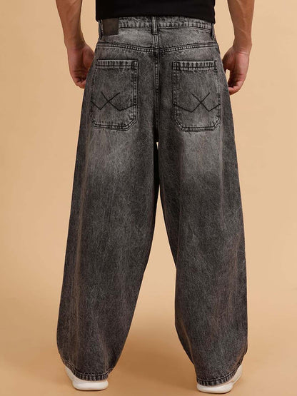 Men Comfort Mid-Rise Light Fade Pure Cotton Jeans