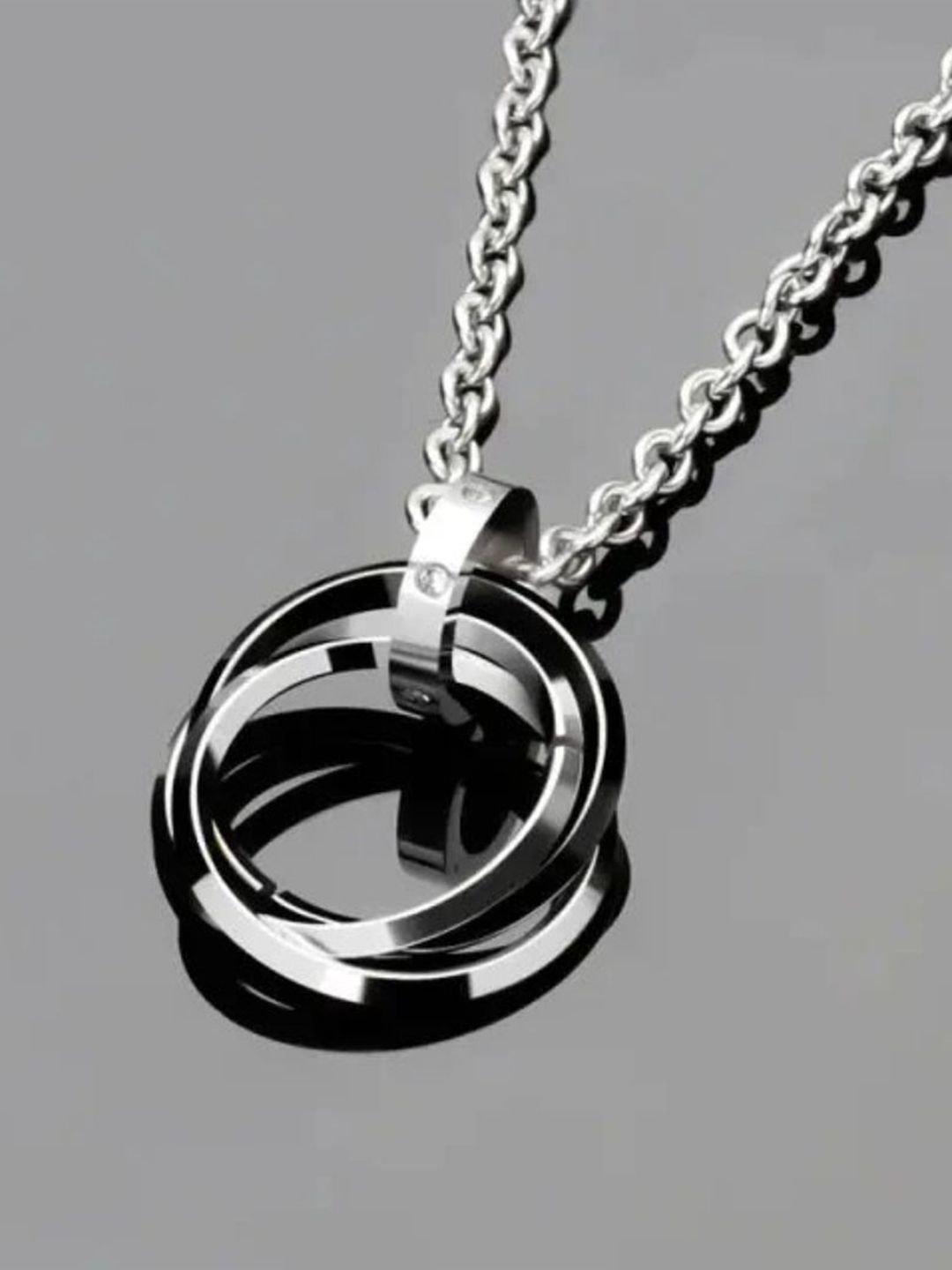 SALTY Set Of Bracelet & Necklace Rocky & Cuban-Pendant, Chain Jewellery Set