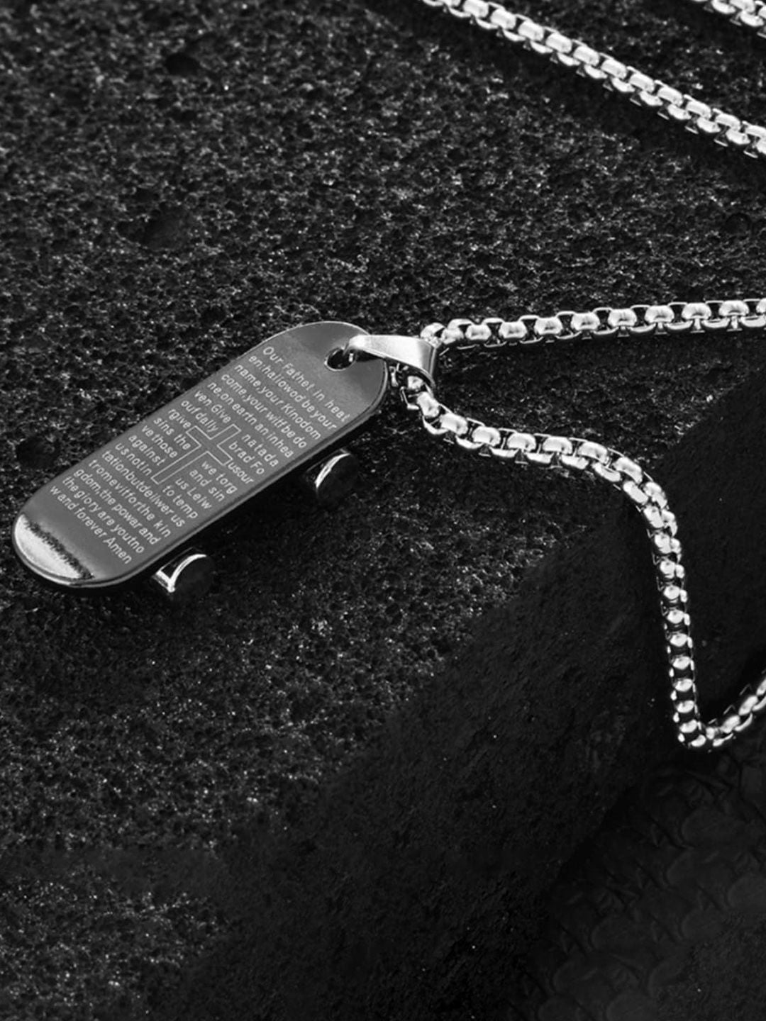 SALTY Men Stainless Steel Contemporary Pendants with Chains