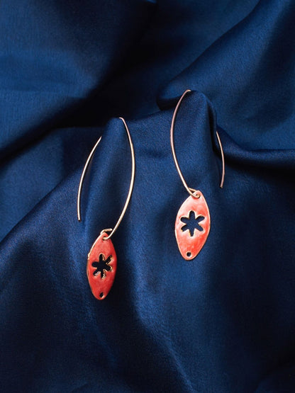 SALTY Enamelled Contemporary Drop Earrings