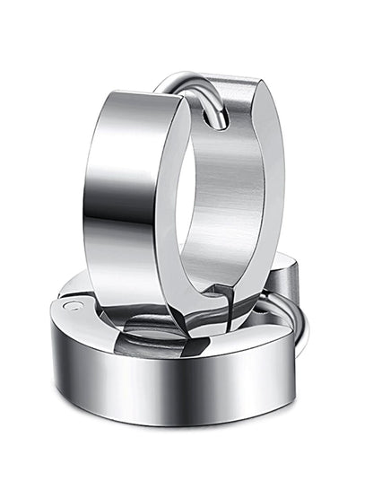 SALTY Men Contemporary Hoop Earrings