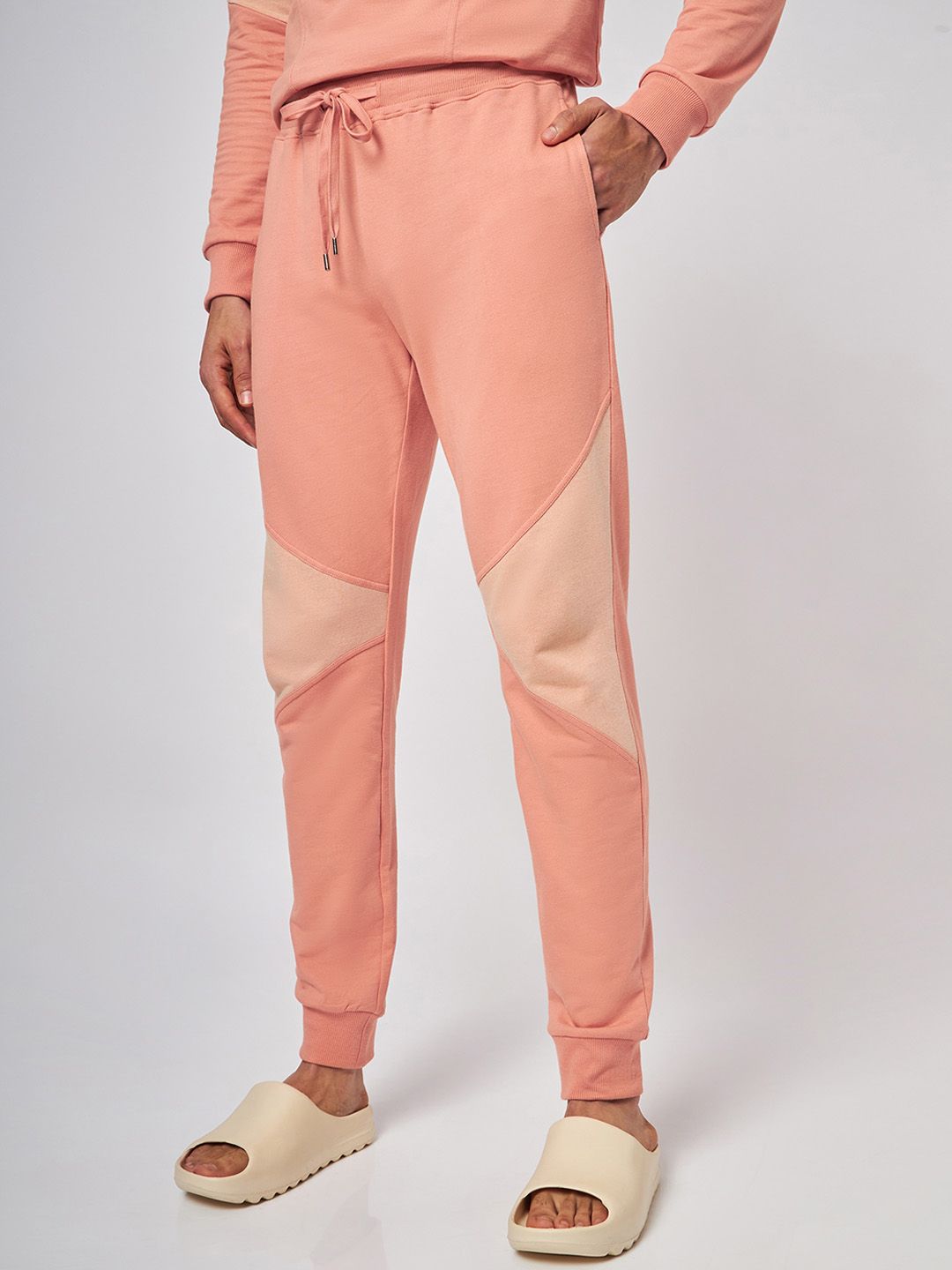 Osaka Orange Patchwork Joggers