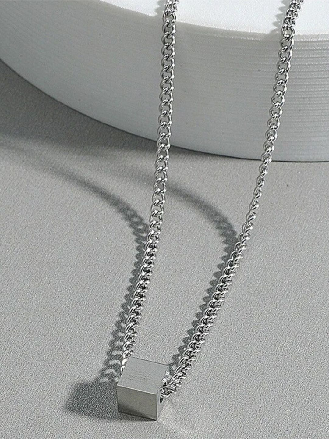 SALTY Men Silver-Plated Chain
