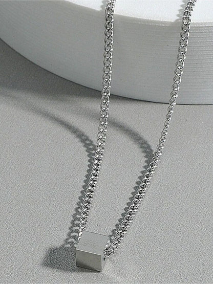 SALTY Men Silver-Plated Chain