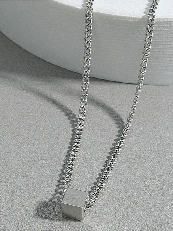 SALTY Men Silver-Plated Chain