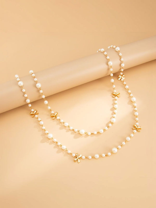 Gold-Plated Enamelled Necklace