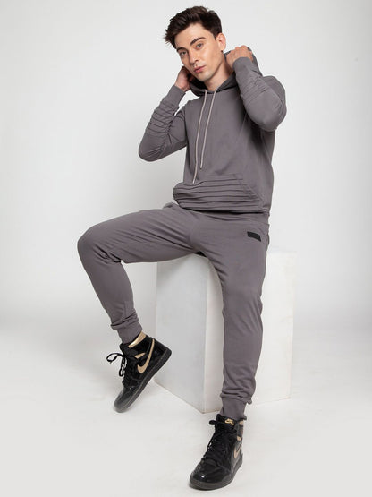 Charcoal Pinstripe Hoodie