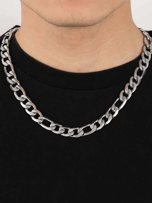 SALTY Men Stainless Steel Glamour Link Chain