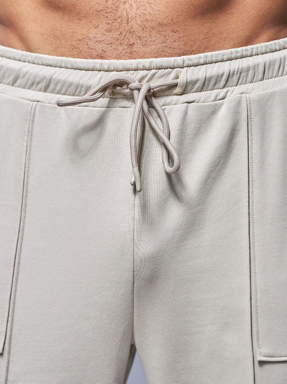 Beige Signature Sprint Joggers