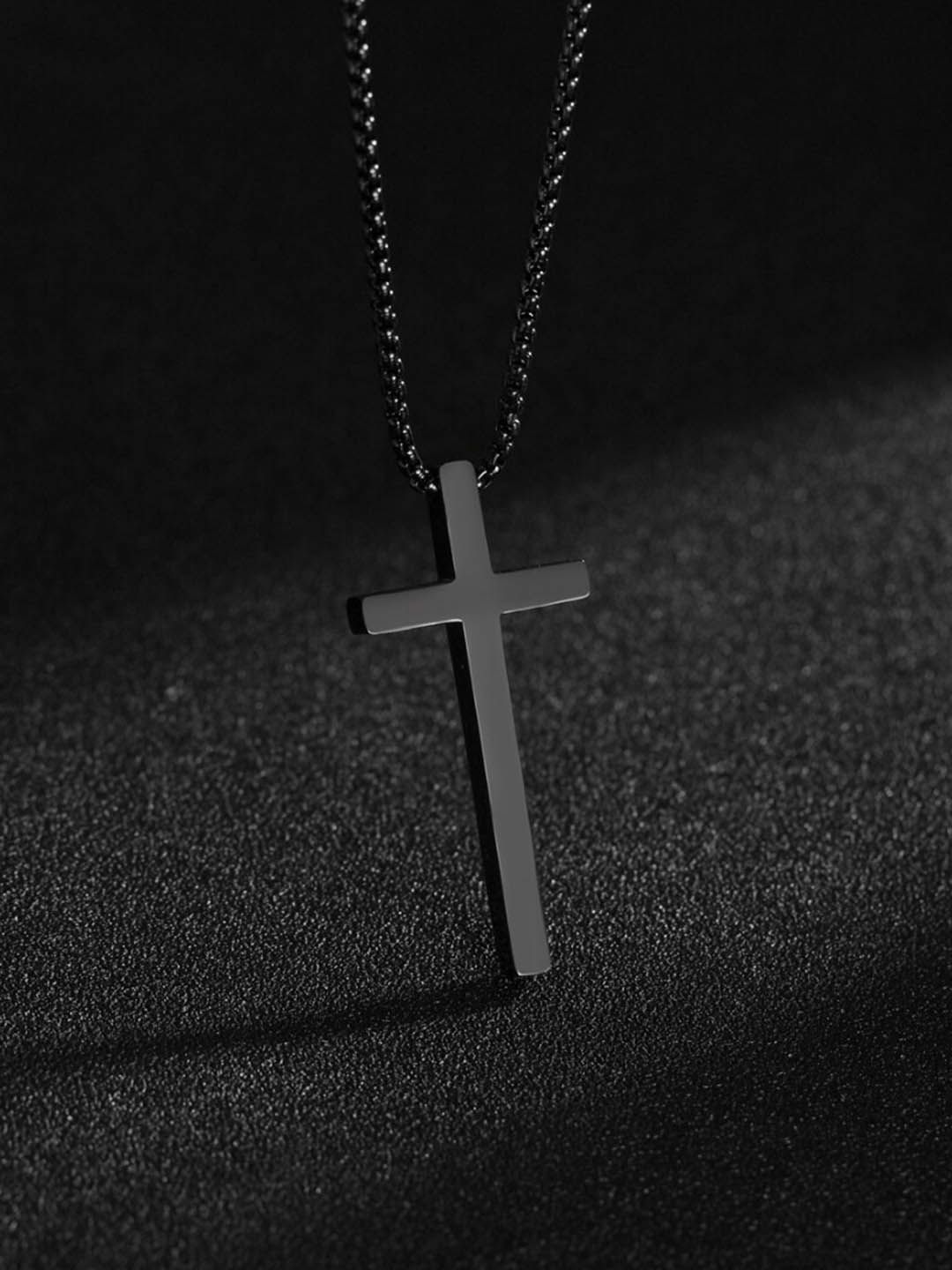 SALTY Stainless Steel Sacred Crossroads Pendant With Chain