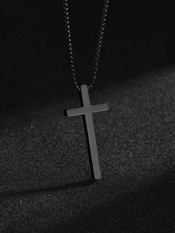 SALTY Stainless Steel Sacred Crossroads Pendant With Chain