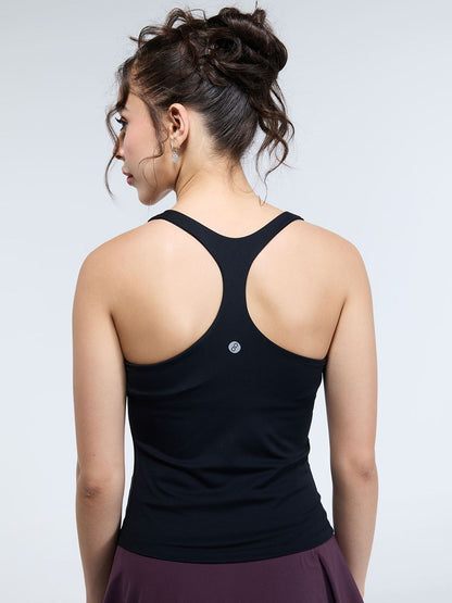 Black Racerback Tank