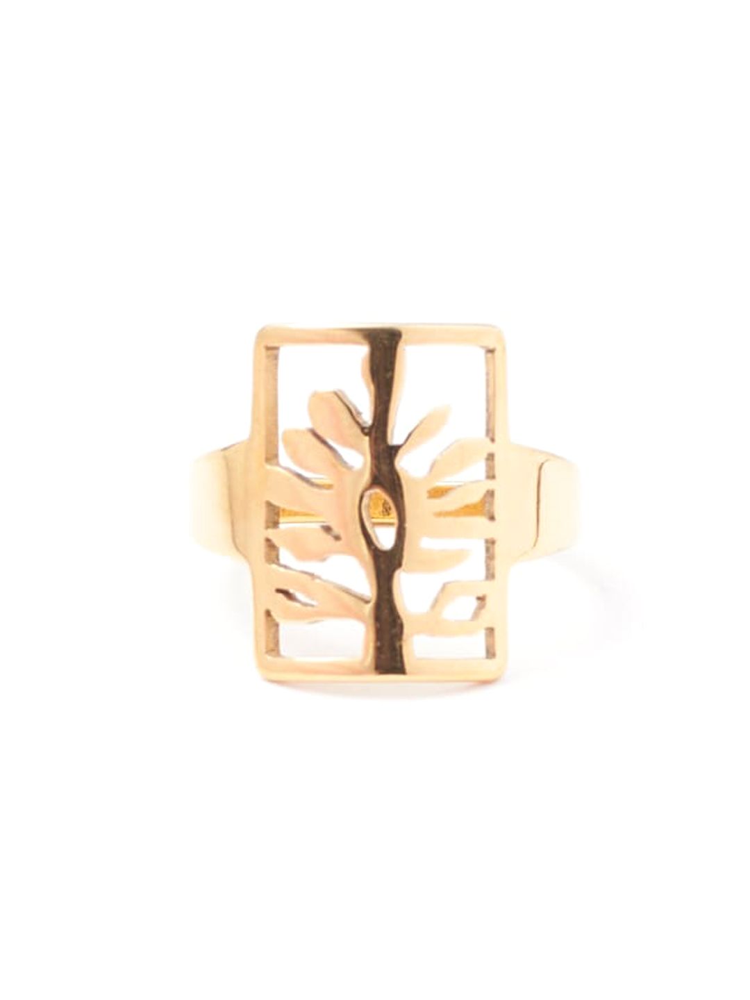 SALTY Women Antique Square Symphony Finger Ring