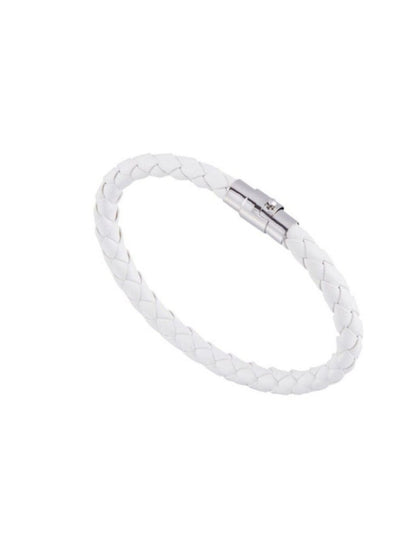SALTY Men Leather Link Bracelet
