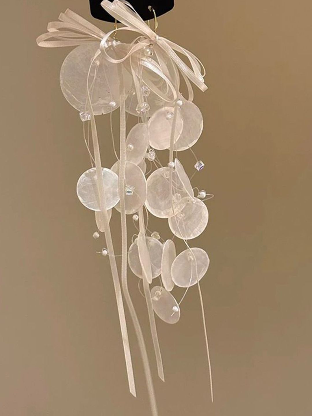 Circular Shaped Drop Earrings