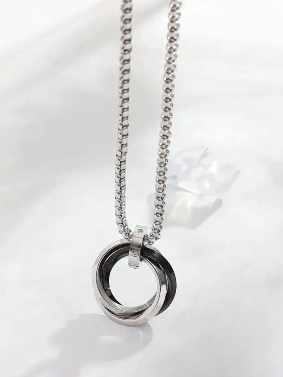 SALTY Pack of 2 Men Rocky Silver Chain