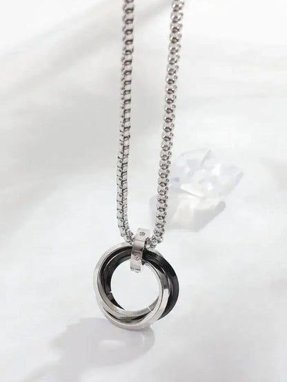 SALTY Pack of 2 Men Rocky Silver Chain