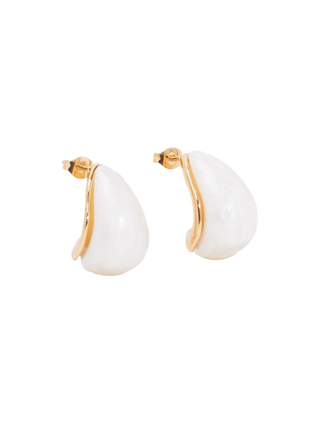 SALTY Snowflake Elegance Stainless Steel Contemporary Studs