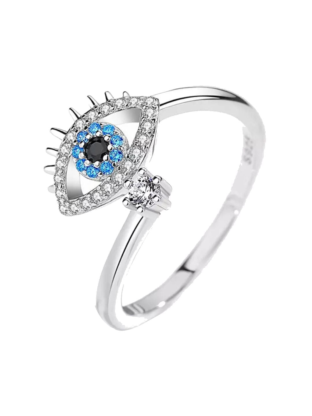 SALTY Cute Evil Eye Ring for Women & Girls