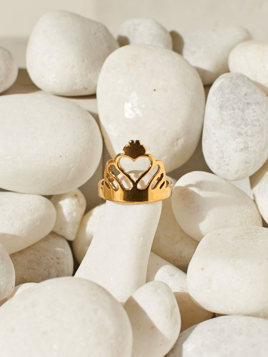 SALTY Nostalgic Noble Stainless Steel Finger Ring