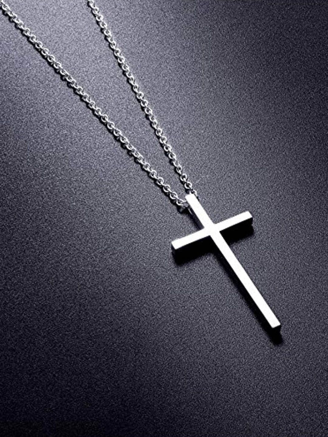 SALTY Stainless Steel Sacred Crossroads Pendant With Chain