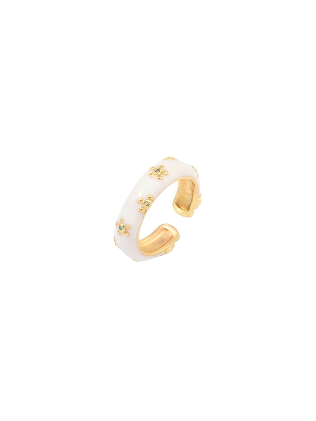 SALTY Gemline Contrast Adjustable Finger Ring