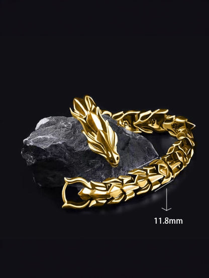 SALTY Men Stainless Steel Link Bracelet