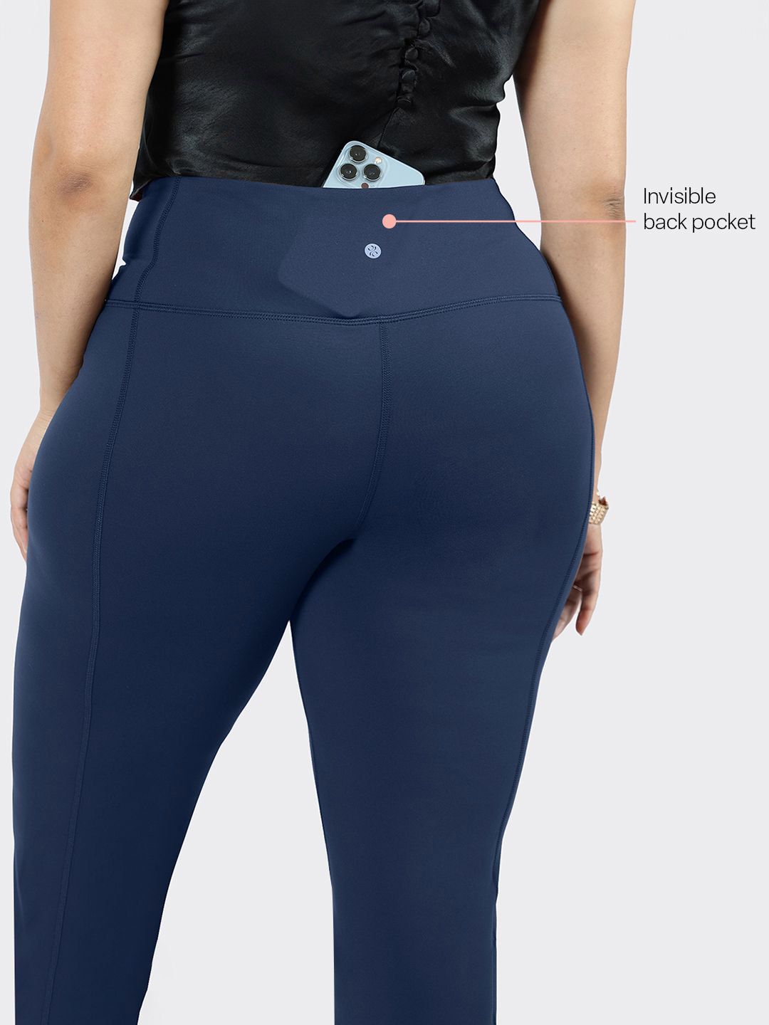 Women Flared High-Rise Trousers