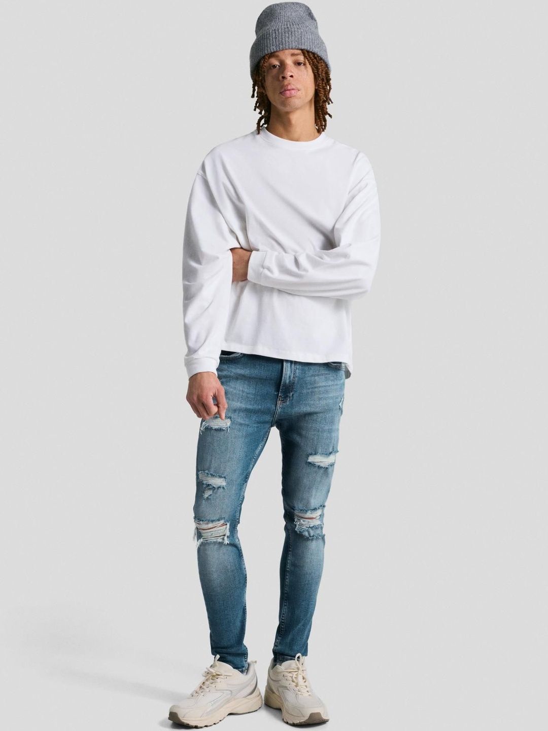 Men Ripped superskinny jeans