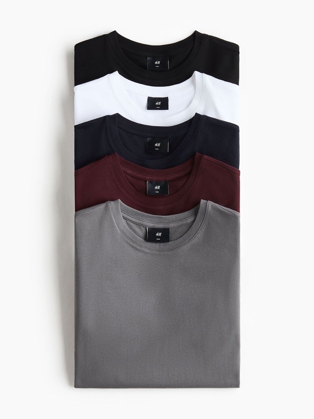 5-pack Slim Fit T-shirts