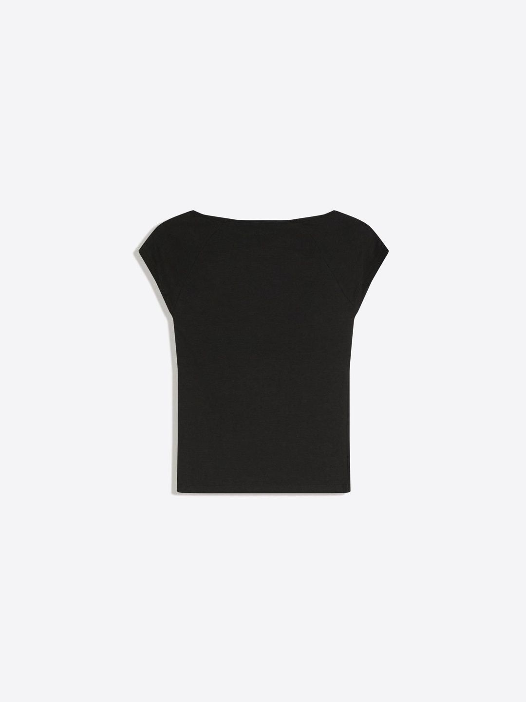 Gathered short sleeve T-shirt