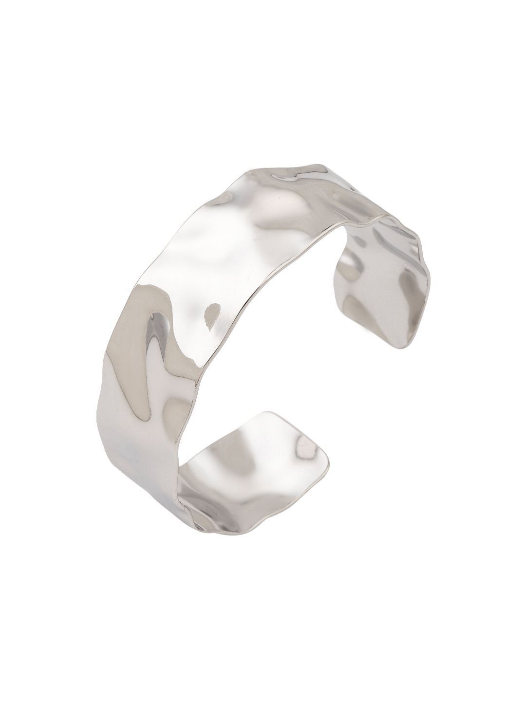 SALTY Stainless Steel Twilight Textured Cuff Bracelet