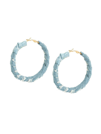 Circular Half Hoop Earrings