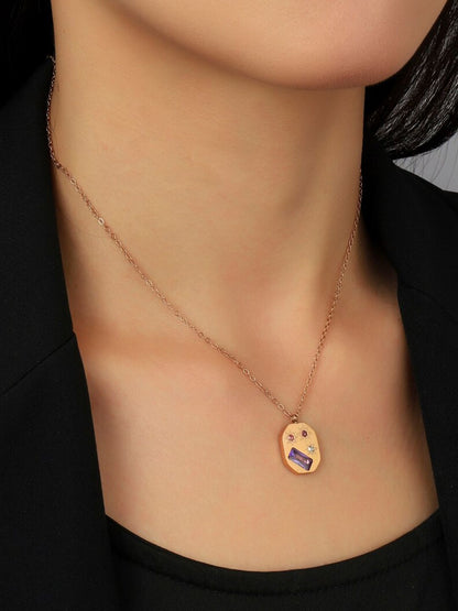 SALTY Geometric Pendants With Chains