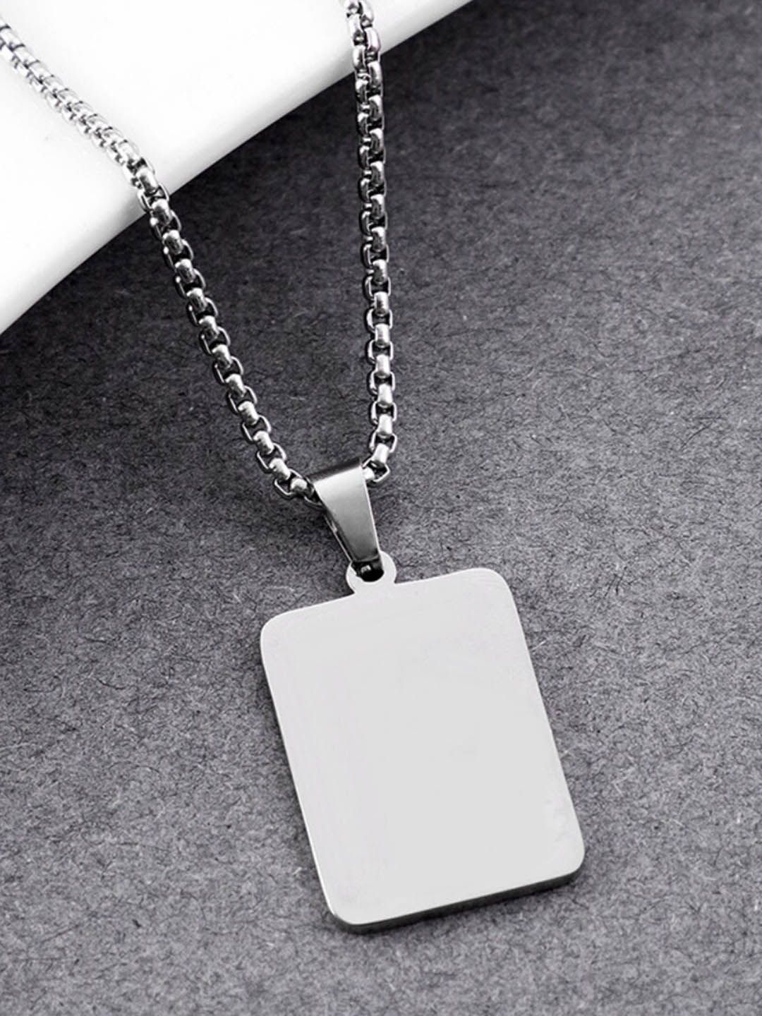 SALTY Stainless Steel Ace Pendant with Chain