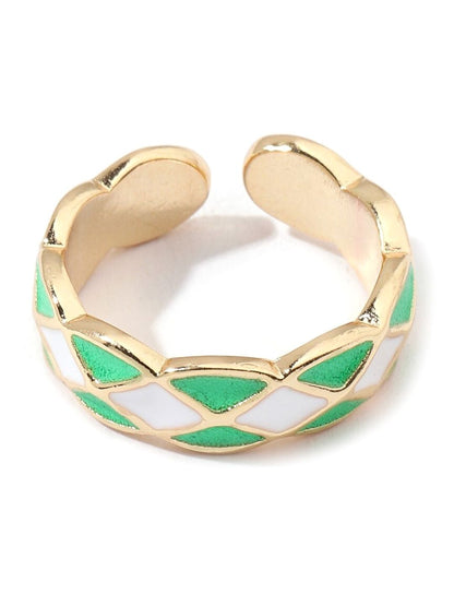 SALTY Enamel Adjustable Finger Ring