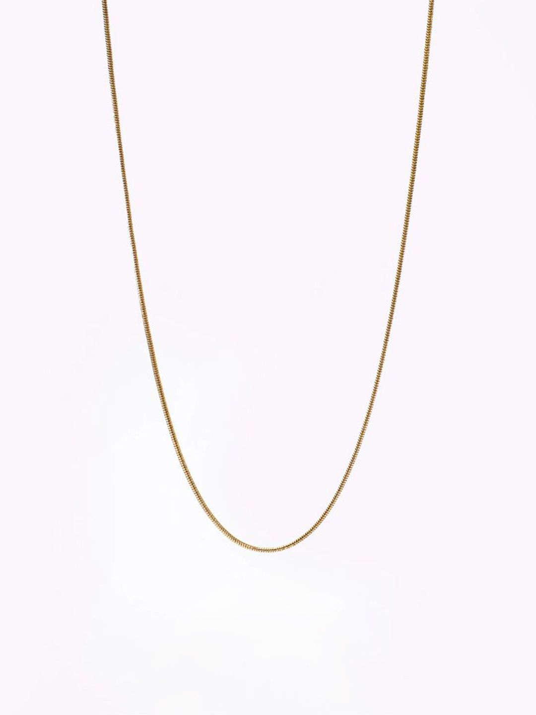 SALTY Pack of 2 Men Round Snake Gold Chain